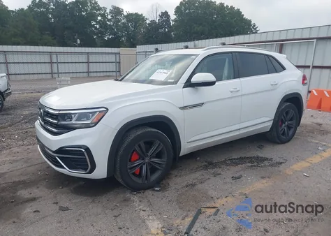 2021 Volkswagen Atlas Cross Sport 3.6L V6 Se W/Technology R-Line from USA, damaged, VIN 1V2PE2CA6MC215241